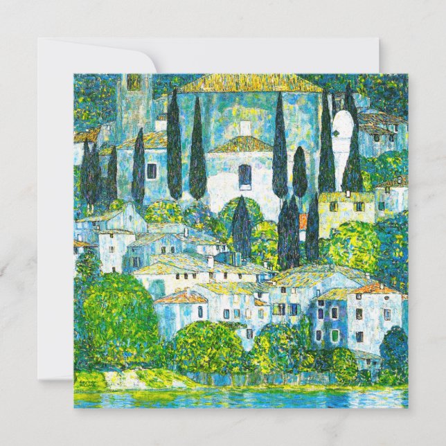 Invitation Église à Cassone Gustav Klimt (Devant)