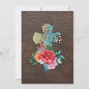 Invitation Église chrétienne Croix Pâques Jésus Baptiste Amou