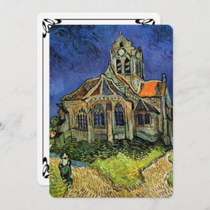 Invitation Eglise d'Auvers par Vincent van Gogh Mariage