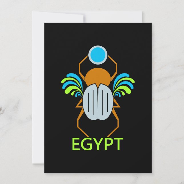 Invitation EGYPT - personnaliser (Devant)