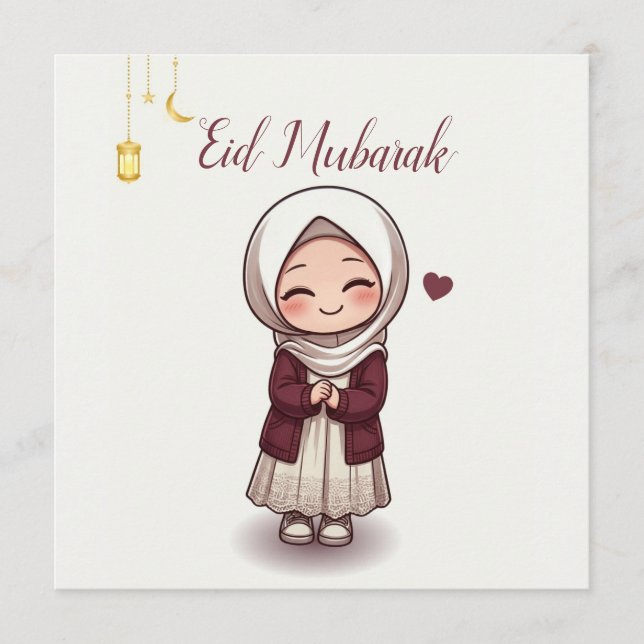 Invitation Eid Money Holder,Eidi Envelopes for kids,Gift Card (Devant)