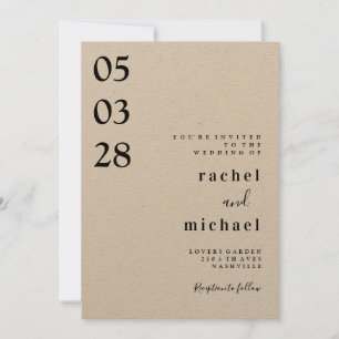 Invitation Einfache Einladung