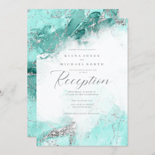Invitation Eleanor Rogers Marble Parties scintillant Réceptio
