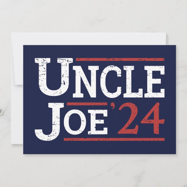 Invitation Élection 2024 - Oncle Joe I (Devant)