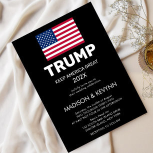 Invitation Élection Donald Trump Reprenez l'Amérique