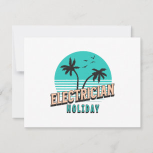 Invitation Électricien de vacances
