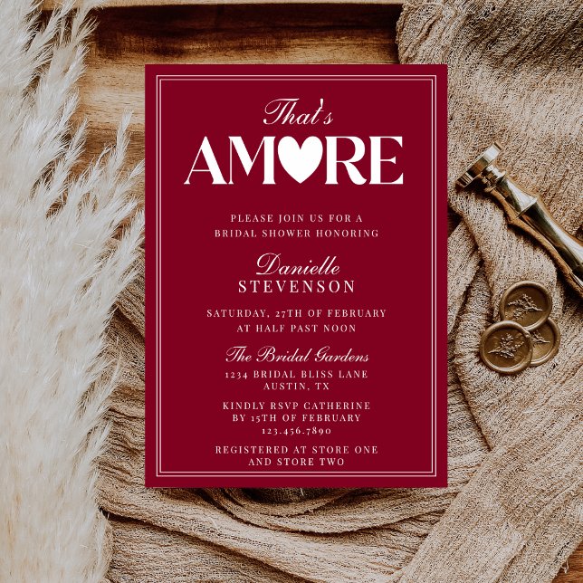 Invitation Élégance de Luxe en Bourgogne C'est l'Amour : Cade (Créateur téléchargé)