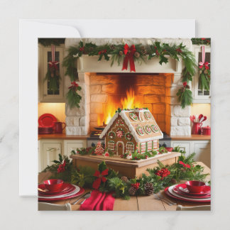 Invitation Élégance de Noël