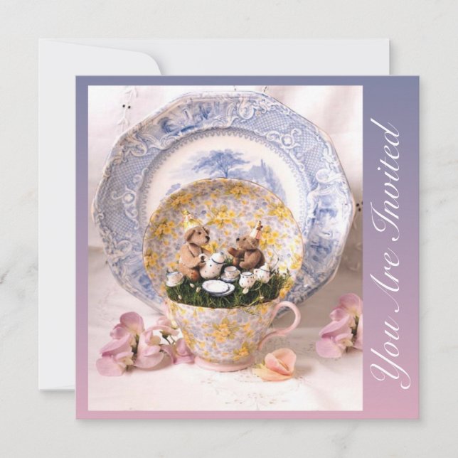 Invitation Élégance fantasque (Devant)