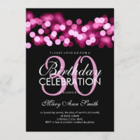 Elégant 30e anniversaire de fête rose Hollywood Gl