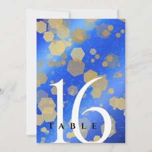 Invitation Élégant 9e anniversaire Mariage Lapis Lazuli