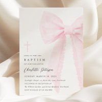 Élégant Baptême de Bow Rose