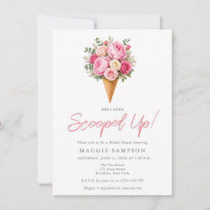 Invitation Élégant Bohème Fleur Glace Mariage Bébé Shower