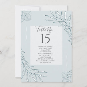 Invitation Elegant Boho Fleur sauvage table Mariage