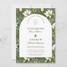 Elegant Botanical Arch Garden Wedding