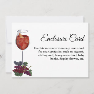 Invitation Elégant & Chic Gold vino avant voeux vin nuptiale