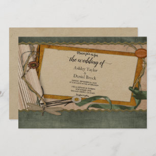 Invitation Élégant Chic Vintage Retro Classy Moderne Mariage