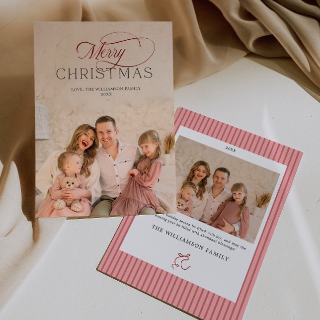 Invitation Elegant Christmas Photo Card (Elegant Christmas Photo Card)