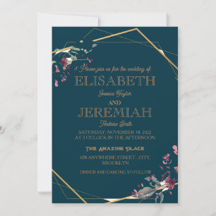 Invitation élégant Classic luxueux mariage
