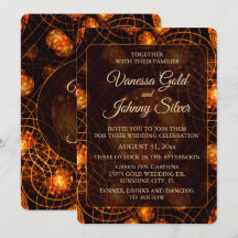 Élégant Classique Boho Moderne Or #901 Mariage