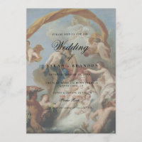 Élégant Classique Peinture Ancienne Mariage