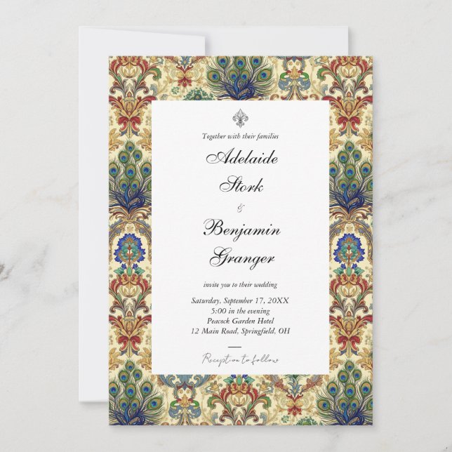 Invitation Elegant Classy Maximalist Photo personnalisée do-i (Devant)