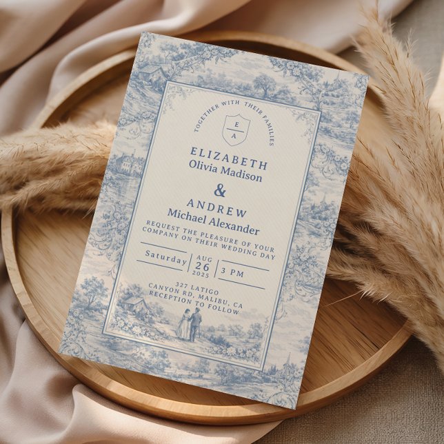 Invitation Elegant Countryside Manor Wedding (Créateur téléchargé)