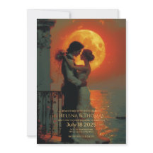 Élégant couple lune