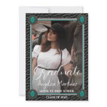 Élégant cuir noir occidental photo de remise de di