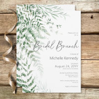 Élégant délicieuse verdure Ferns Brunch nuptial