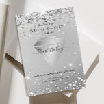Invitation Elegant Diamond Einladung<br><div class="desc">Elégant,  moderne,  Design Diamant en Silber. Editiere dein Produkt en Minuten. Über "weiteres personalisieren" können Schrift,  Farbe und Position individuell angepasst werden.</div>