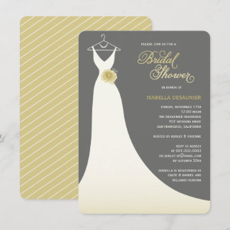 Invitation Élégant Fête des mariées de mariage élégant Invita
