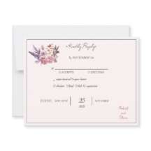 "Elegant Floral Bliss RSVP - Robert & Olivia" beco