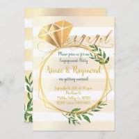 Élégant Floral Chic Engagement Party