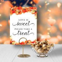 Élégant Golden Poppy Love is Sweet Sign