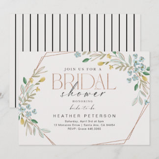 Invitation Elegant Greenery