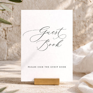Invitation Elegant Guest Book Sign