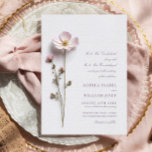 Invitation Élégant imprimé Pastel Boho Mariage de fleurs<br><div class="desc">Pour plus de personnalisation,  cliquez sur "Personnaliser ce modèle",  puis sur "Modifier à l'aide de l'outil de conception". Élégant éditable facile à utiliser modèles mariage,  plus d'articles disponibles dans le magasin (invitations,  rsvp,  cartes de remerciements,  papeterie & décoration). Si vous avez besoin d'aide ou d'articles correspondants,  veuillez me contacter.</div>