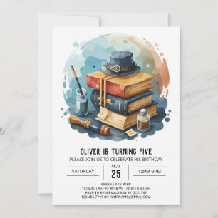Invitation Elégant inspecteur d'espionnage Anniversaire