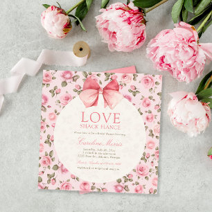 Invitation Élégant Love Shack Fiance Fête des mariées