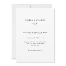 Elégant luxe simple tout en un Mariage