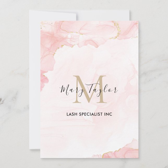 Invitation Élégant marbre de Parties scintillant en or rose p (Dos)