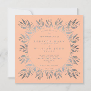 Invitation Élégant Mariage de style botanique italien