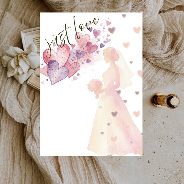 Invitation Élégant Mariage Minimaliste Romantique (Créateur téléchargé)