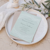 Elégant Mariage moderne simple