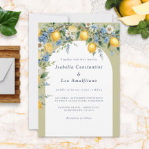 Élégant Mariage Personnalisé avec Citron Amalfi It