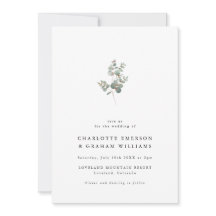 Élégant Mariage photo Eucalyptus