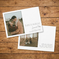 Élégant minimaliste simple Mariage photo