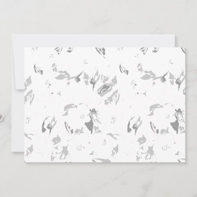 Invitation Élégant Modèle de la douche nuptiale (Devant)