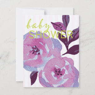 Invitation Élégant Modèle d'invitation Baby shower